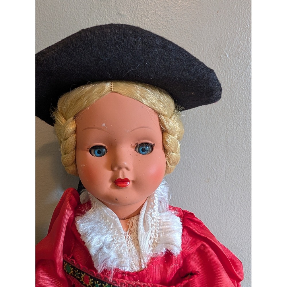 Vintage Original Schmider Trachten Doll Western Germany Folk Costume 10 Inch - Picture 2 of 16